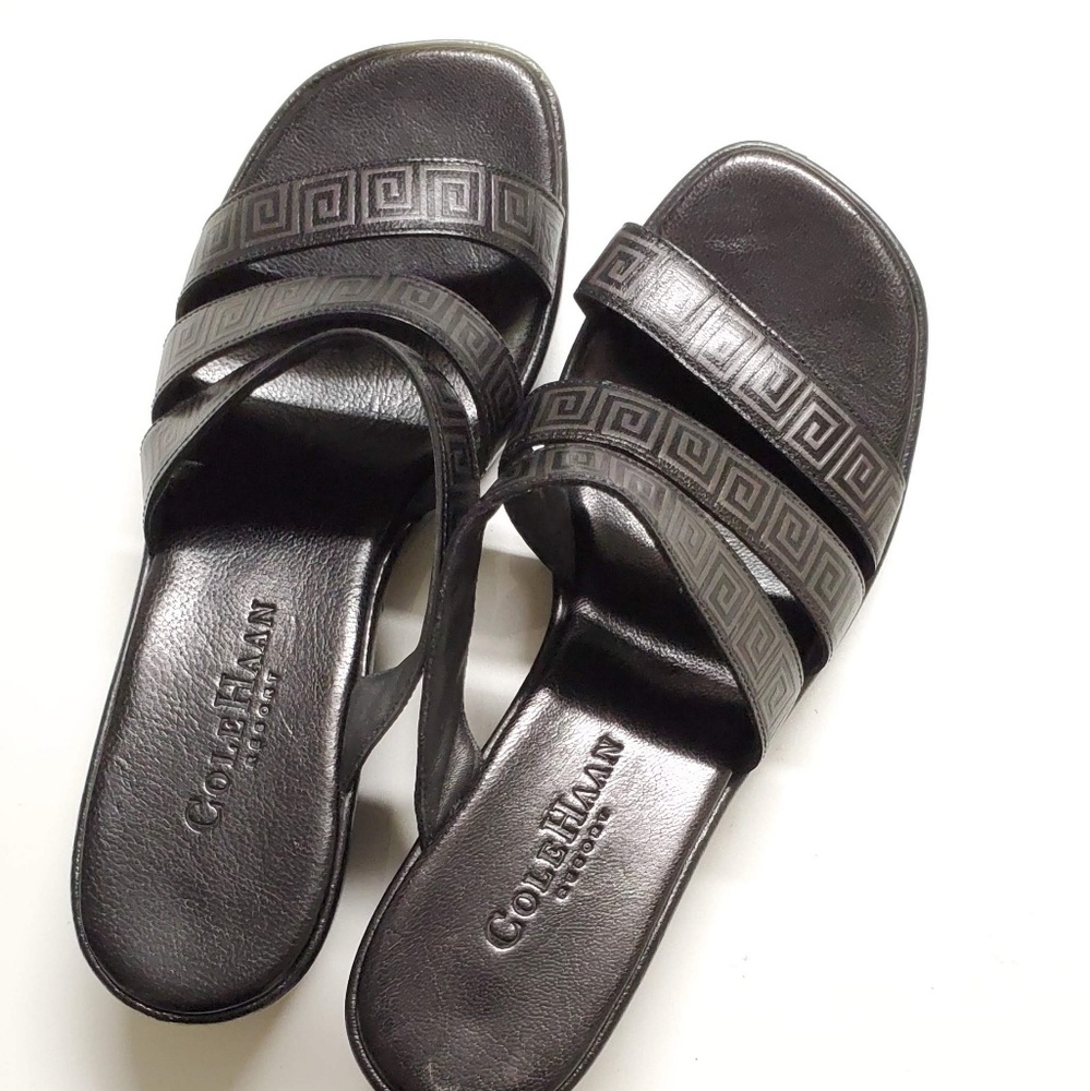 Cole Haan Casual Plain Leather Sandals